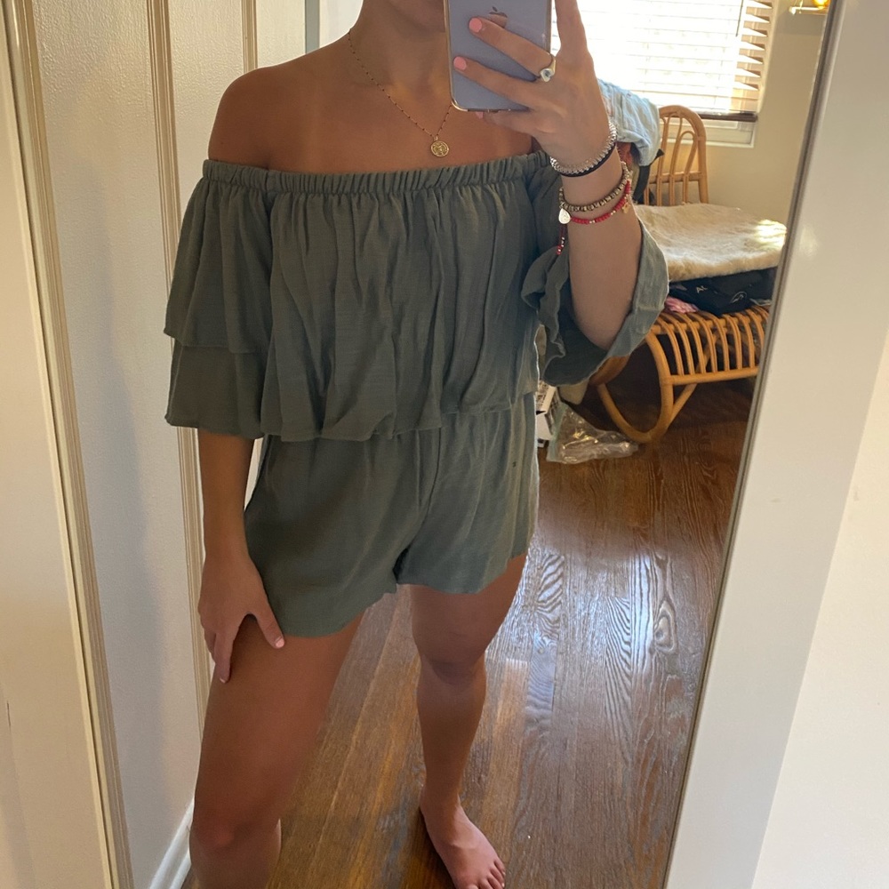 Tobi off the shoulder romper
